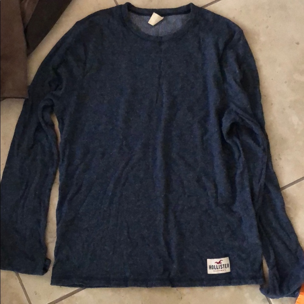 Hollister Blue Pull Over Jacket/Sweater
